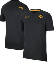Nike Men's Nike Black Iowa Hawkeyes 2022 Coaches UV Performance T-Shirt