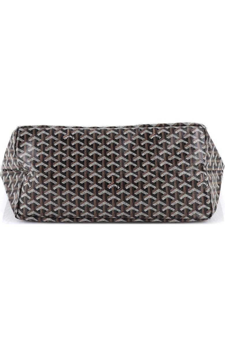 Pre-Owned Goyard Saint Louis Tote Coated Canvas GM, Alternate, color, Black