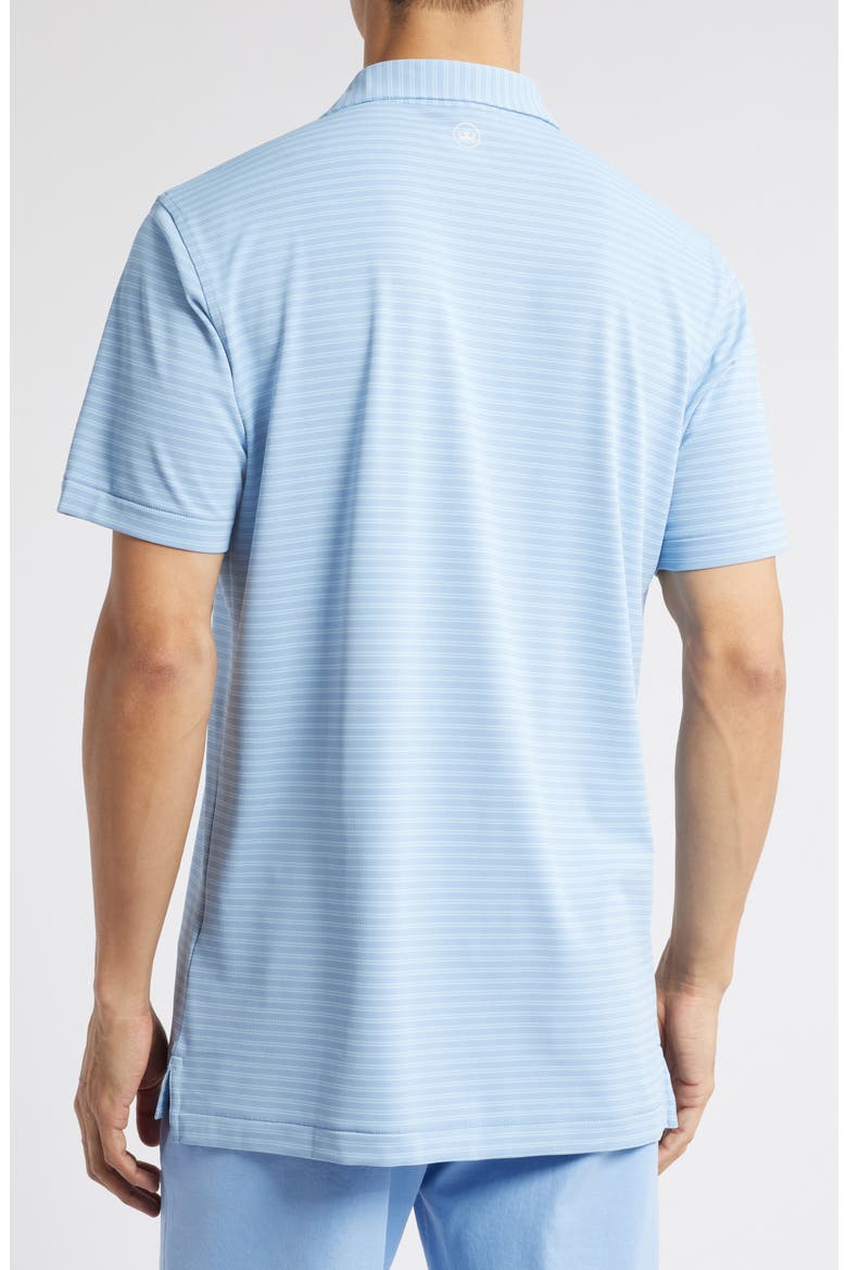 Crown Crafted Mezzo Stripe Performance Polo, Alternate, color, ANGELITE