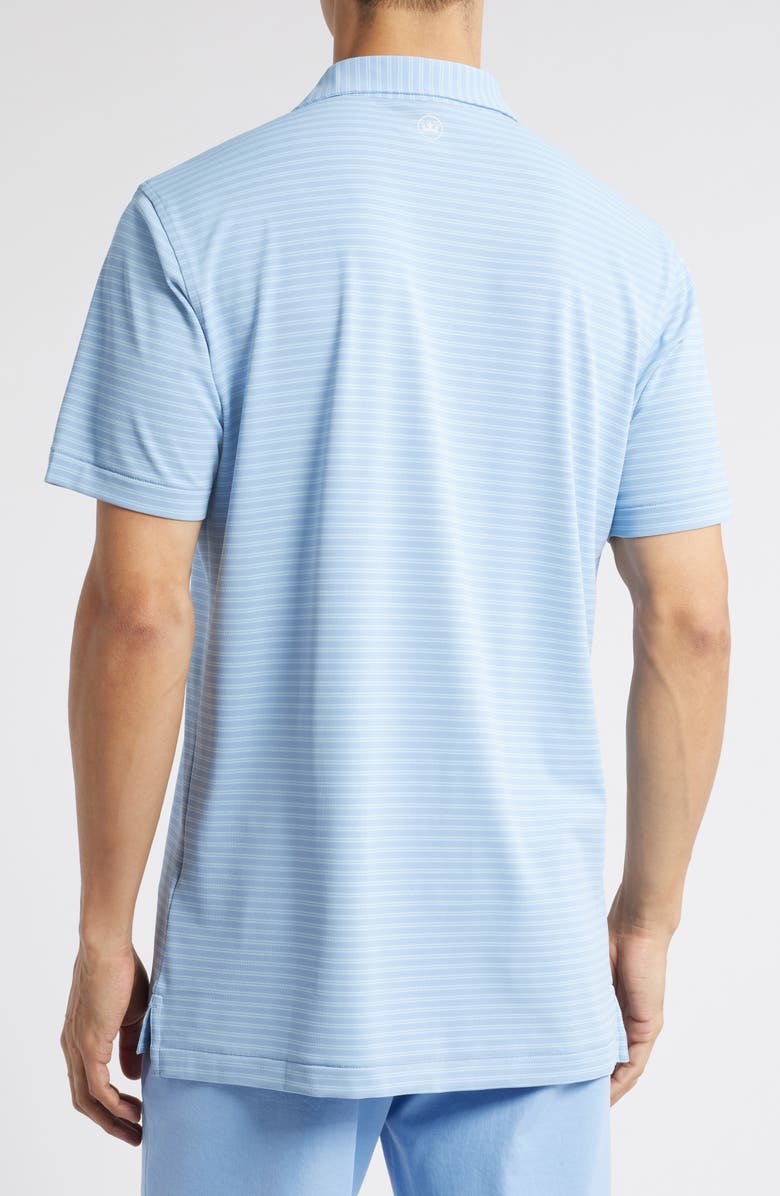 Peter Millar Crown Crafted Mezzo Stripe Performance Polo, Alternate, color, Angelite