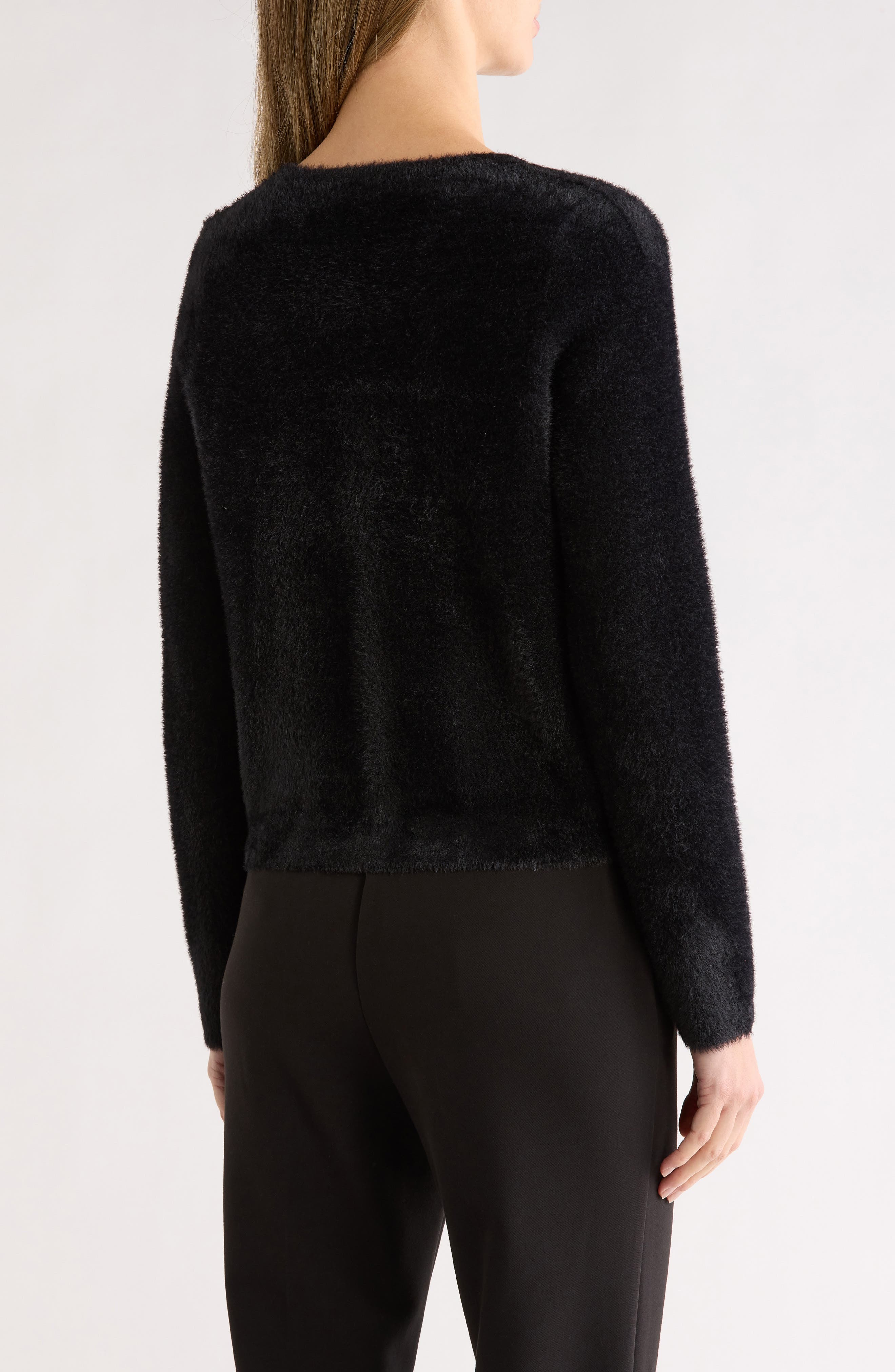 Eyelash Knit Cardigan - image 2
