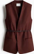 H&M Belted Waistcoat
