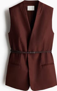 H&M Belted Waistcoat