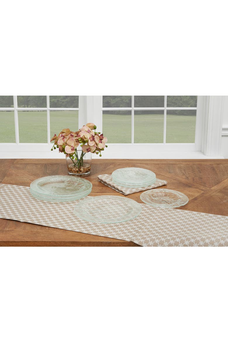 Markle Jacquard Clay Table Runner 13" x 72", Alternate, color, Brown