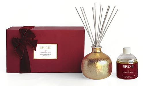 Blueme Joy Small Ceramic Reed Diffuser In Burgundy