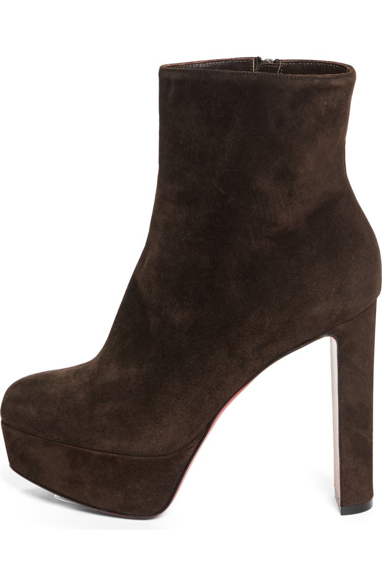 Christian Louboutin Loo Platform Bootie, Alternate, color, 7164 Cafe