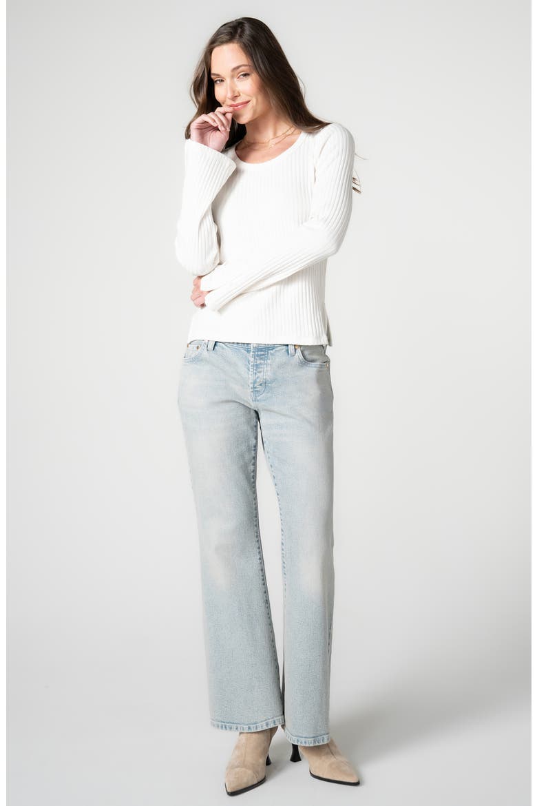 Dakota Low Rise Loose Flare Jeans, Alternate, color, PRAIRIE MIST