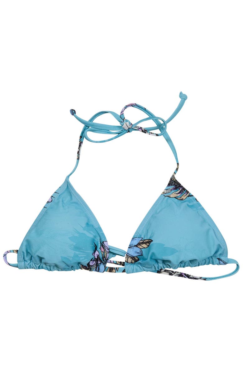 Lords of Harlech Exotic Floral Womens Bikini Top, Alternate, color, Exotic Floral Teal
