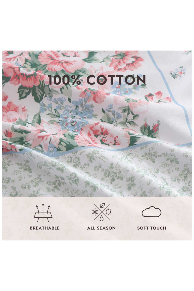 Hope Patchwork Duvet Cover & Sham 3-Piece Set, Alternate, color, PINK/ GREEN/ BLUE