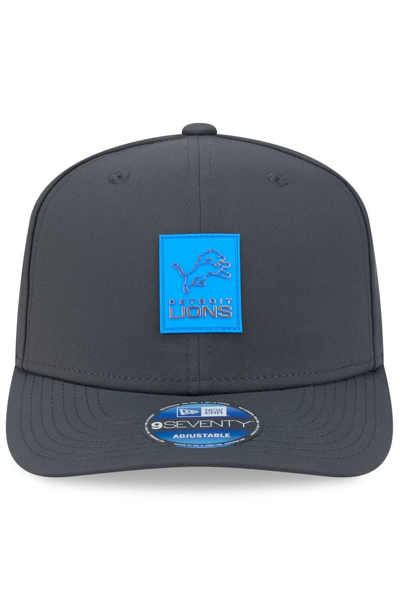 New Era Men's New Era Charcoal Detroit Lions 2025 Sideline Cold Weather 9SEVENTY Adjustable Hat, Alternate, color, Charcoal
