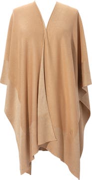 Lauren Ralph Lauren Shine Border Tissue Weight Ruana