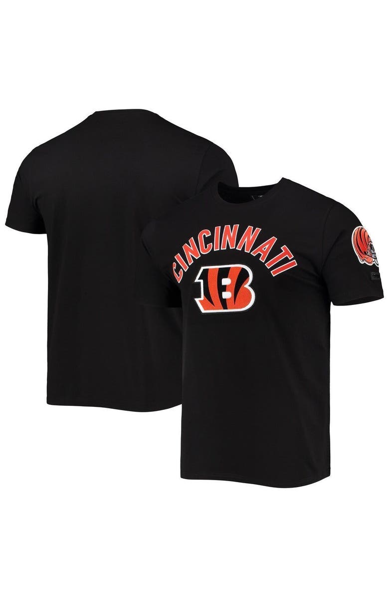 PRO STANDARD Men's Pro Standard Black Cincinnati Bengals Team Classic Bristle Slim-Fit T-Shirt, Alternate, color, Black