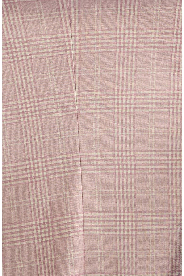 Plaid Knit Sport Coat, Alternate, color, BERRY