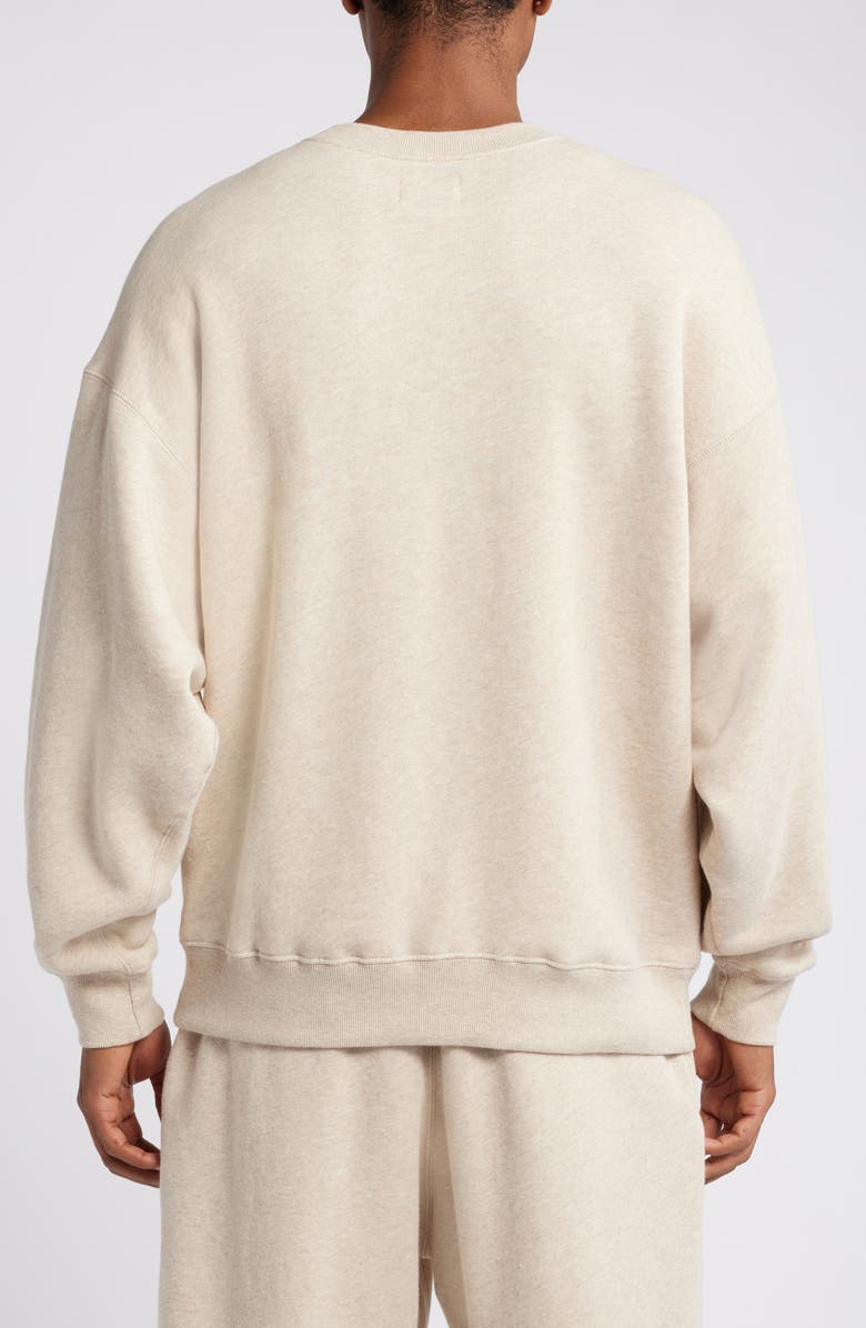 Elwood Core Oversize Crewneck Sweatshirt, Alternate, color, Oatmeal