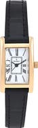 Peugeot Classic Rectangular Leather Watch- 34x20MM