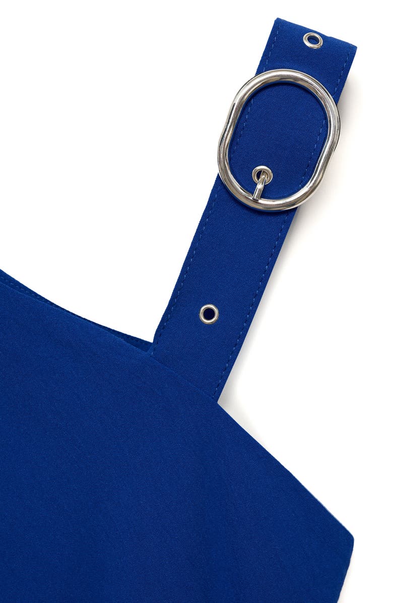 MANGO Asymmetric Buckle Strap A-Line Dress, Alternate, color,