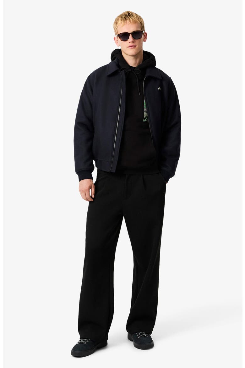 Tennis Graphic Hoodie Pullover, Main, color, BLACK
