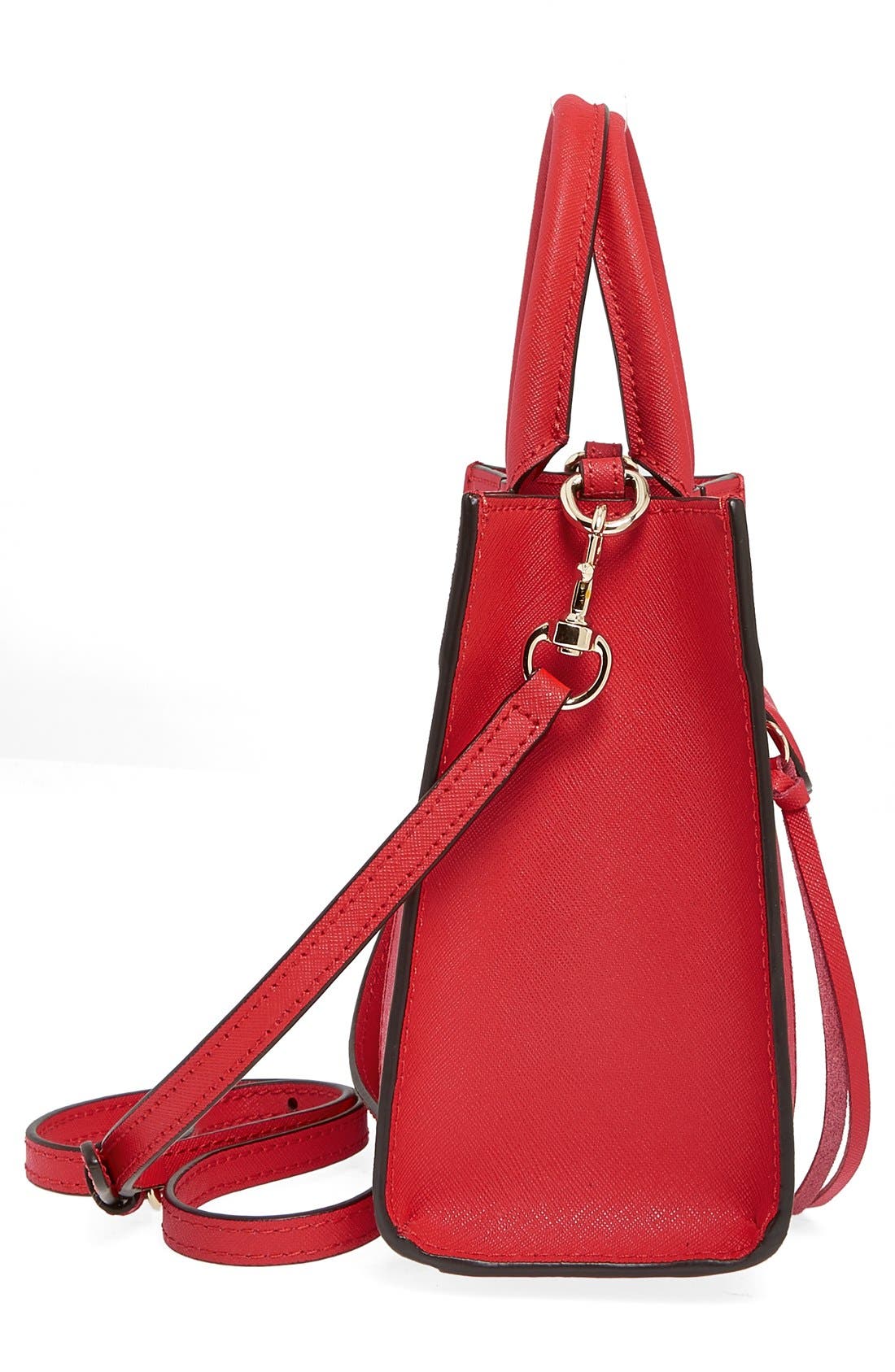 'Mini MAB Tote' Crossbody Bag, Alternate, color, CHERRY/ LIGHT GOLD HRDWR