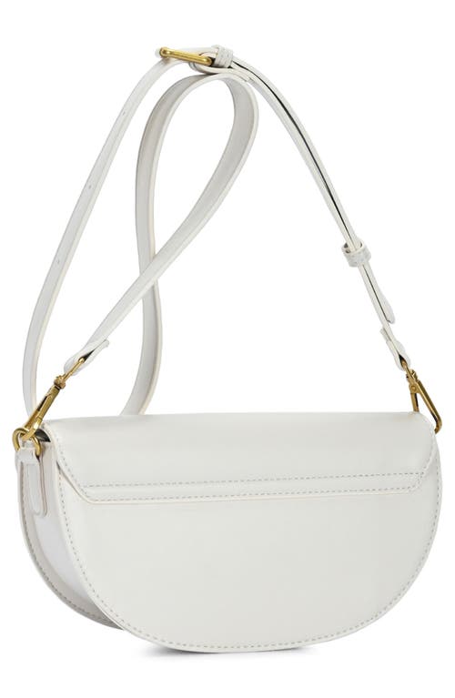 Madison West Buckle Half Moon Crossbody Bag