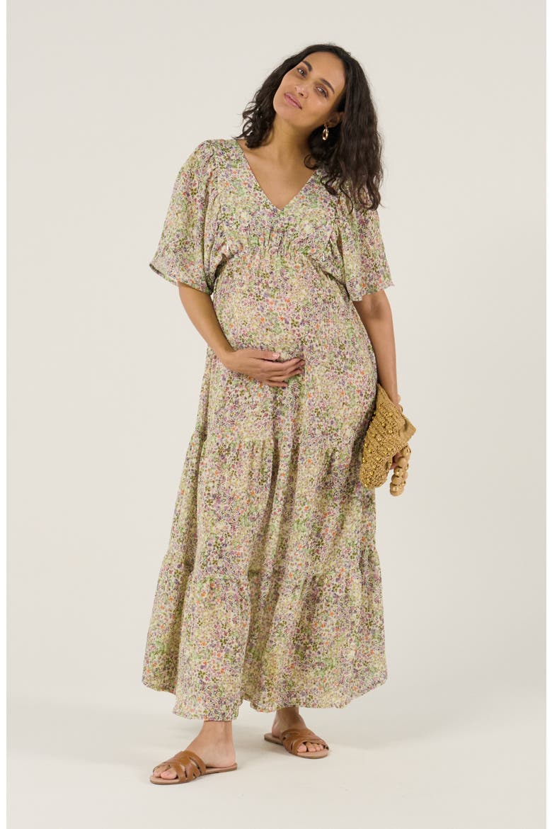 Maternity and Nursing Top Joy, Alternate, color, Multicolor