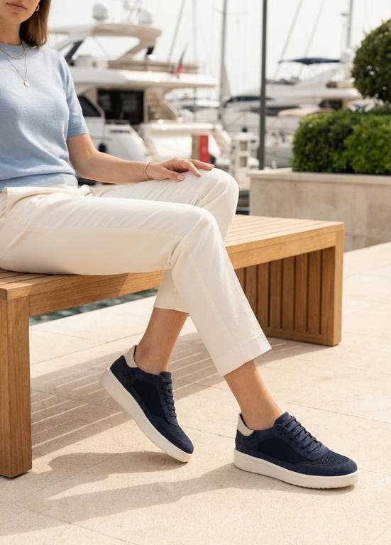 Catherine Street  Hands Free Technology Leather Sneaker - image 4