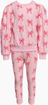 Lola + The Boys Ribbon Puff Sleeve Set