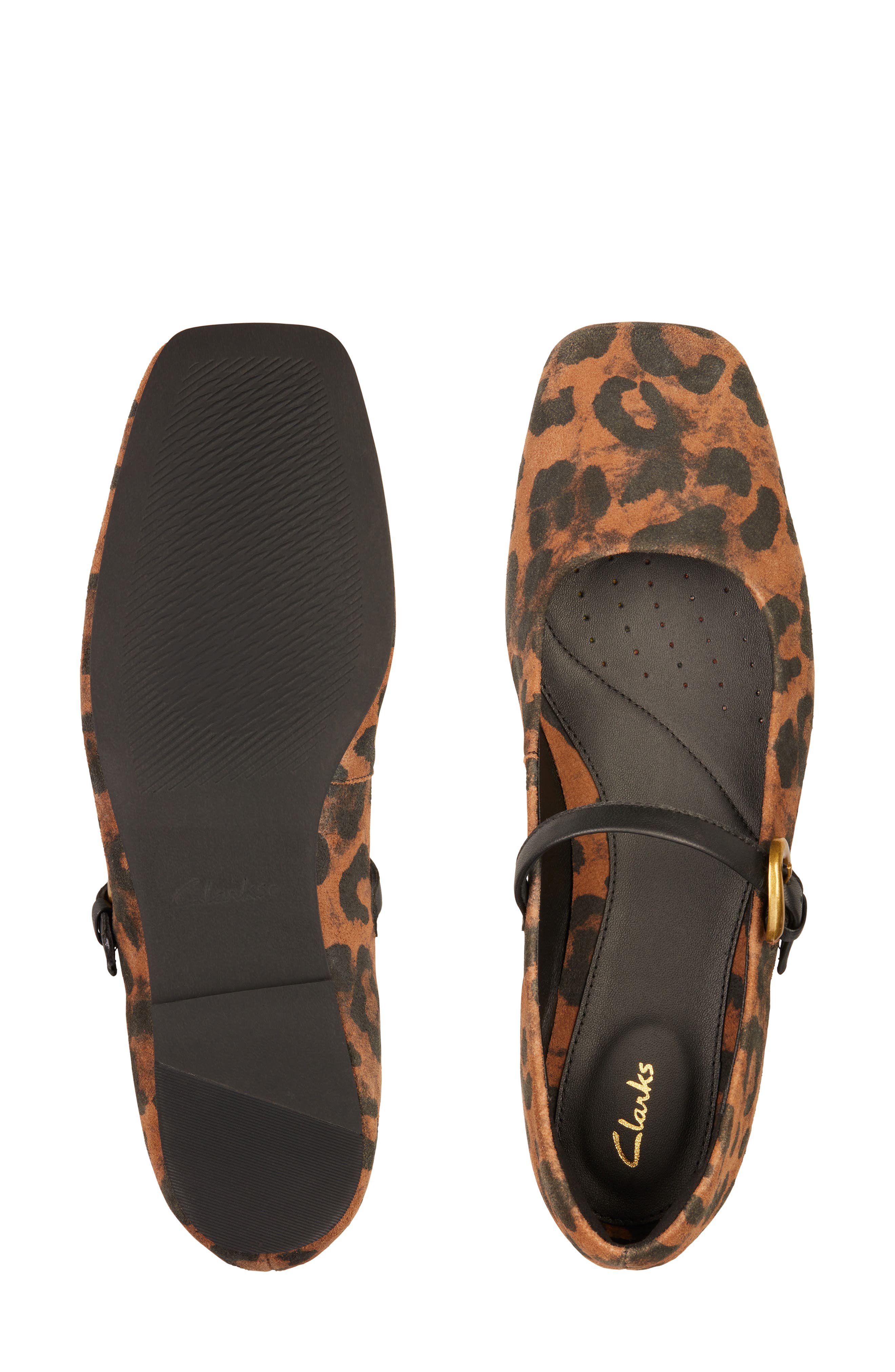 Pure T-Bar Mary Jane Flat, Alternate, color, LEOPARD SUEDE