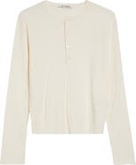 OUR LEGACY Fine Knit Cotton Crepe Henley