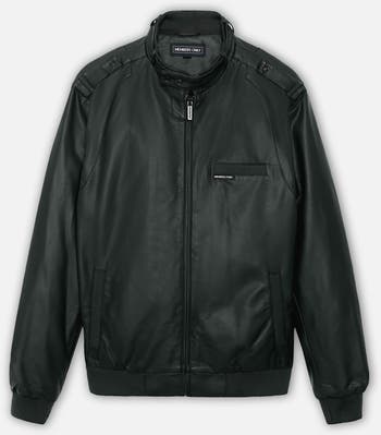 Members Only Men's Faux Leather Iconic Racer Jacket Nordstrom