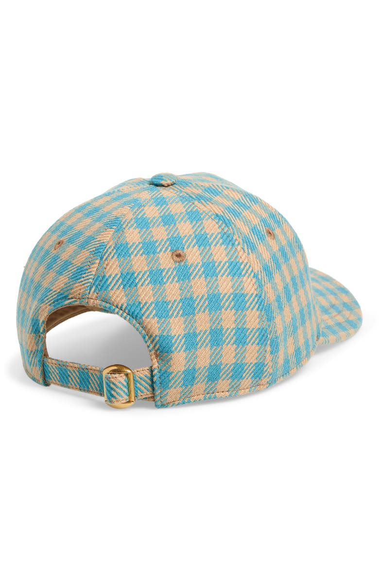Valentino Garavani VG Signature Patch Cotton & Virgin Wool Twill Baseball Cap, Alternate, color, Blue Multi