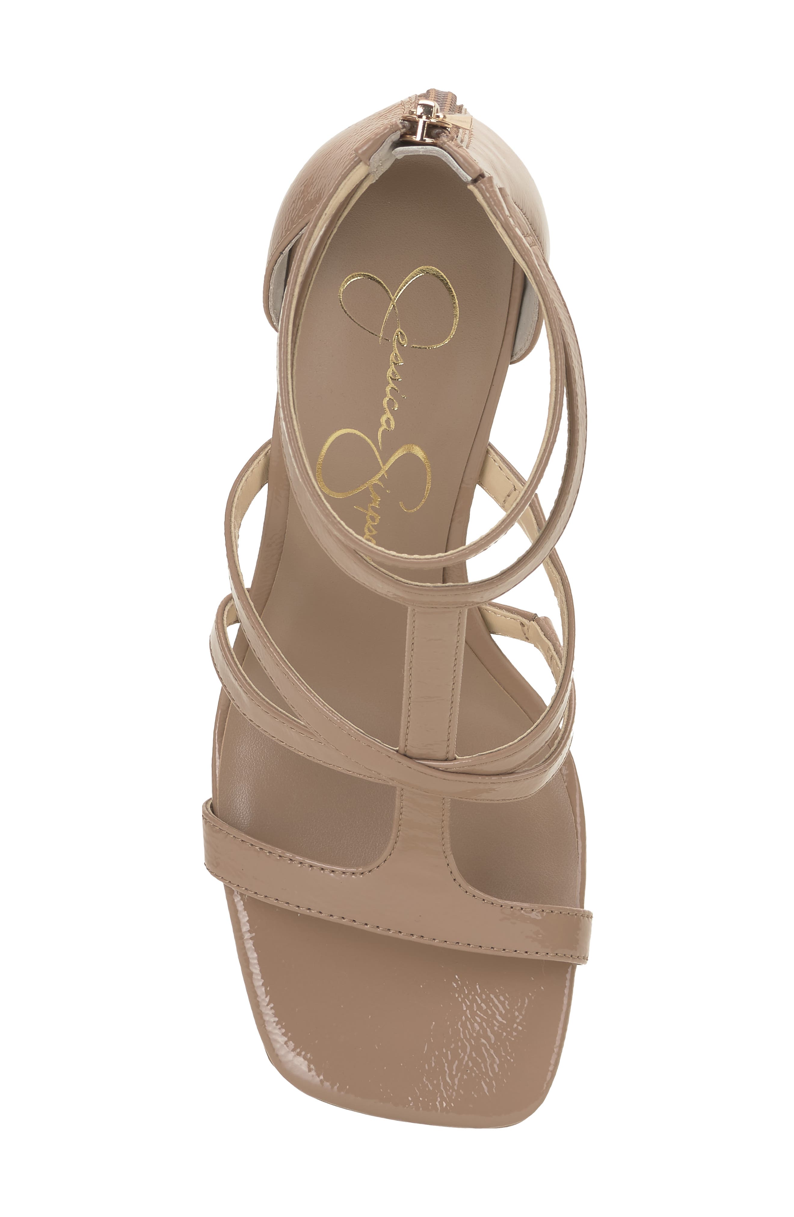 Jessica Simpson Aaralyn Strappy Sandal, Alternate, color, Chai Latte