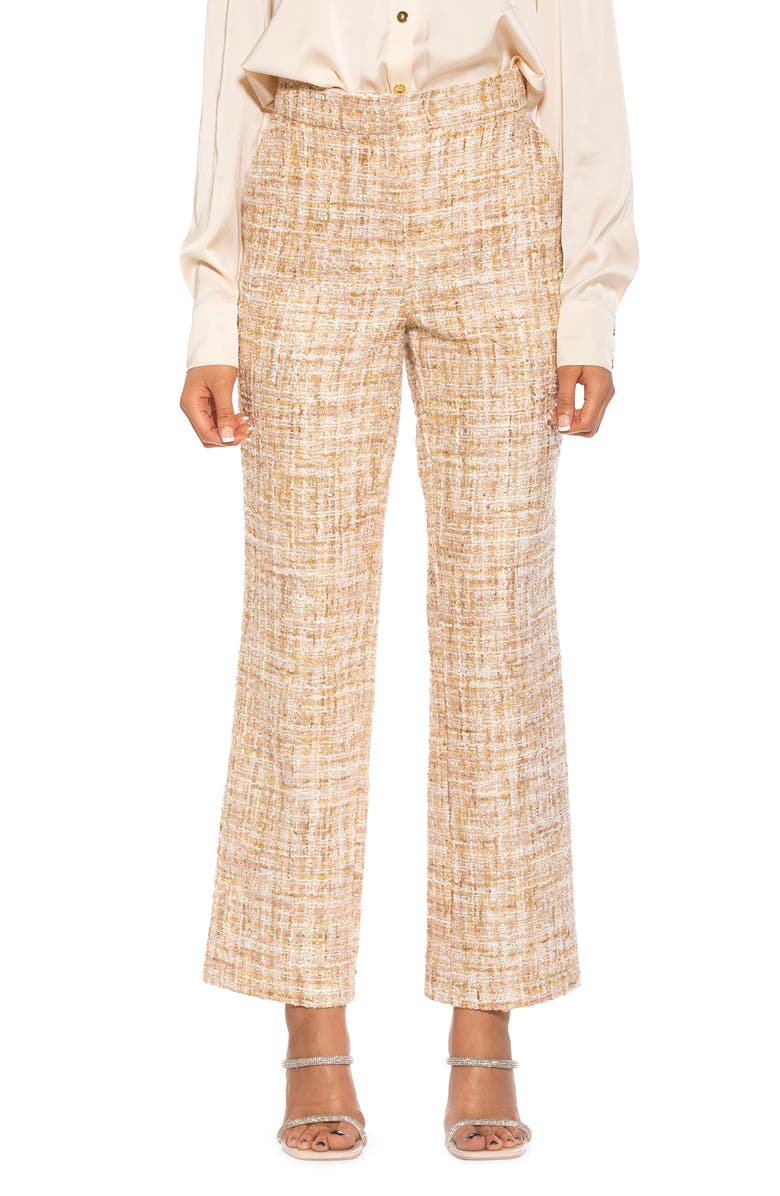 Alexia Admor High Waist Tweed Pants, Main, color, 
