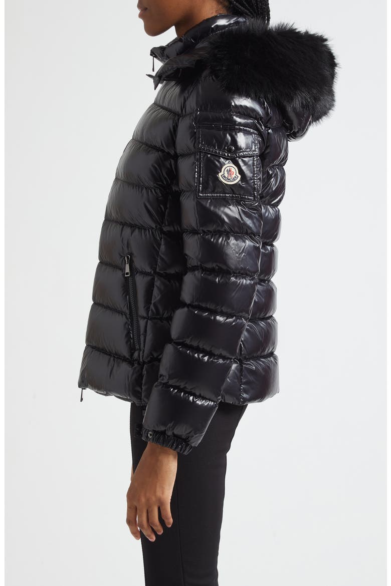 Badyf Hooded Down Jacket, Alternate, color, BLACK