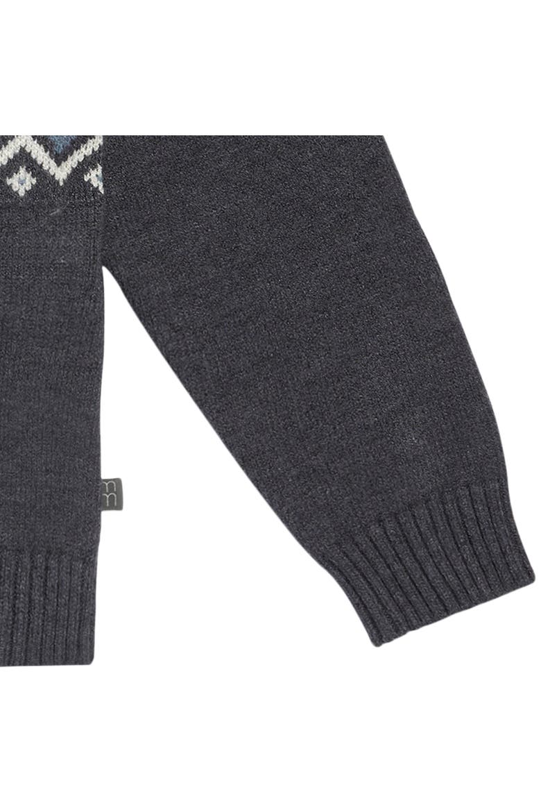 Fair Isle Sweater, Alternate, color, Dark Grey