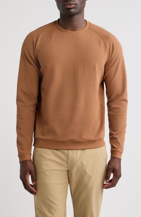 Cradle Performance Piqué Crewneck Top