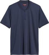 Johnston & Murphy Jacquard Pima Cotton Blend Polo