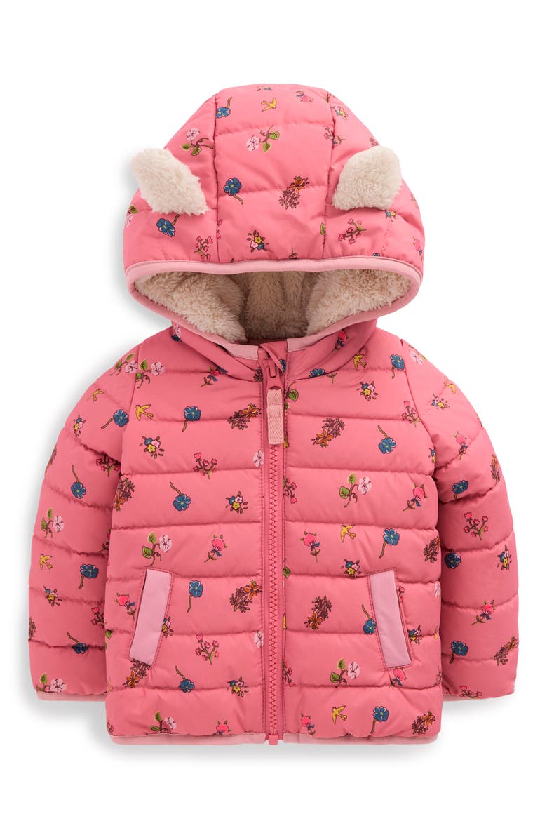 Kids' Cosy Lined Puffer Jacket, Main, color, PINK SPACED FLORAL