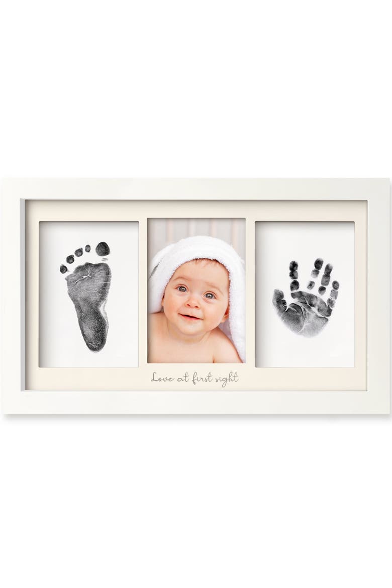 Duo Clean Touch Inkless Hand & Footprint Frame Kit, Main, color, Alpine White