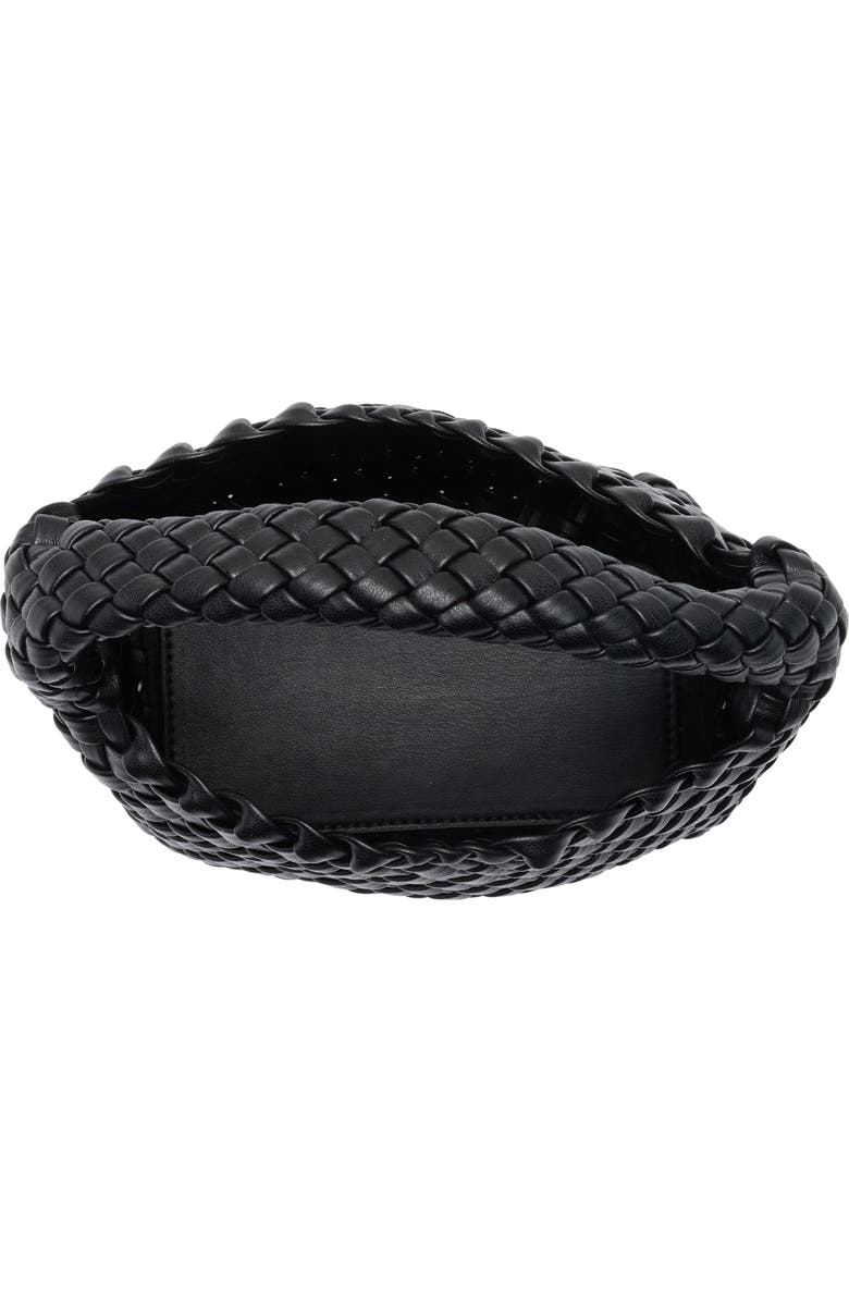 Melie Bianco Sylvie Woven Handbag, Alternate, color, Black