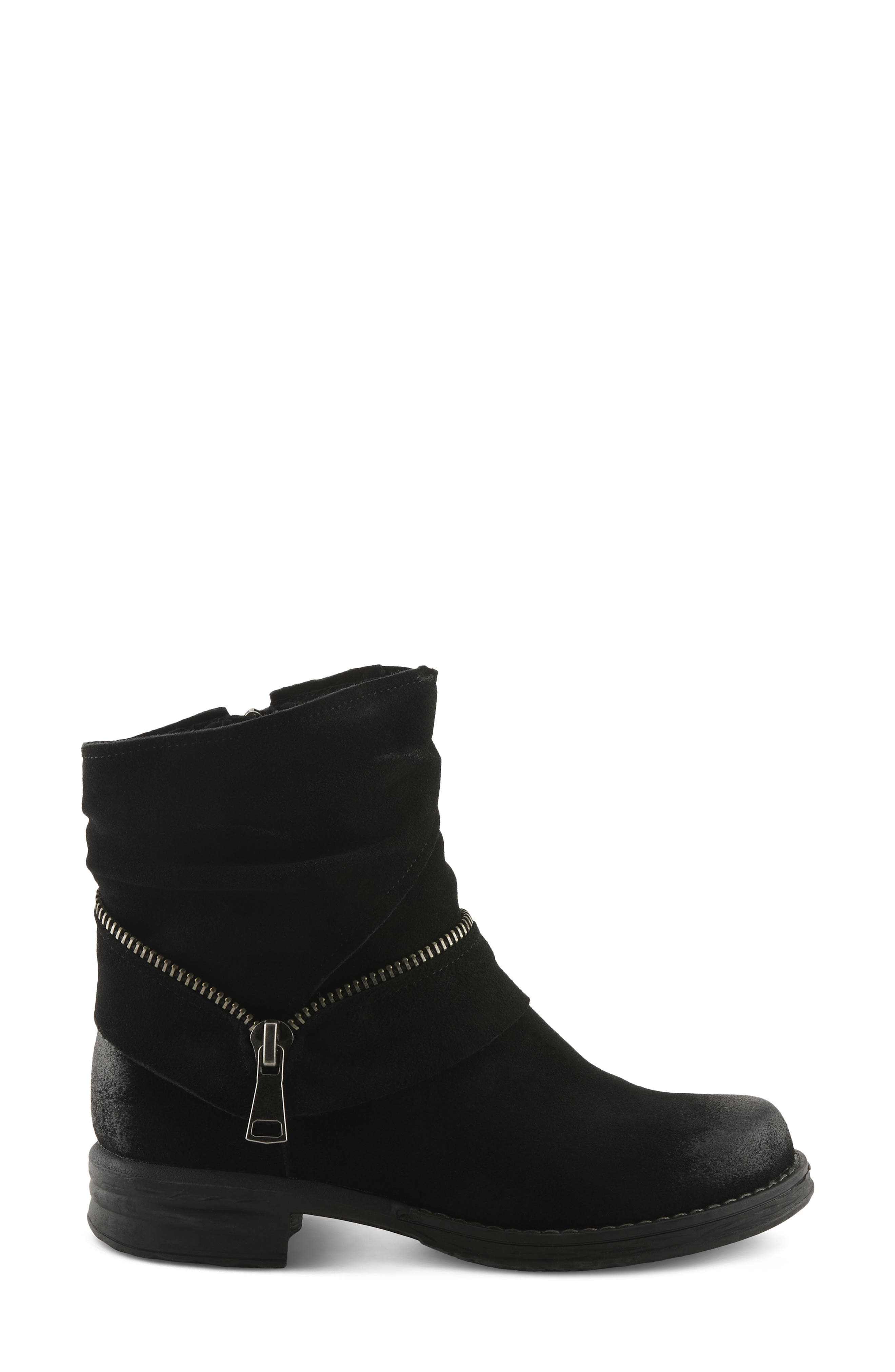Spring Step Mazure Bootie, Alternate, color, Black Suede