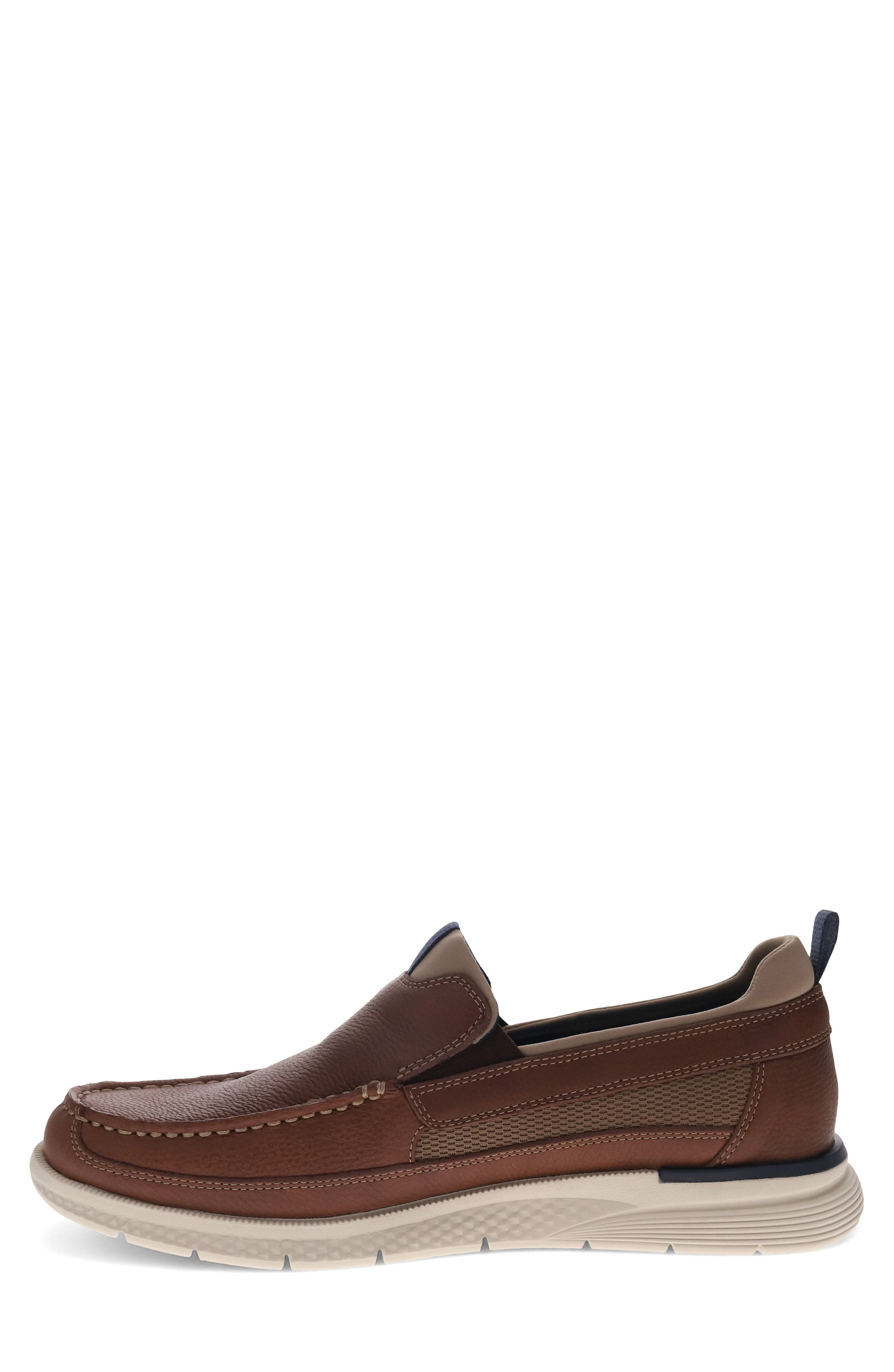 Holgate Leather Boat Shoe, Alternate, color, BRIAR