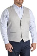 Oak Hill by DXL Big & Tall  Textured Vest