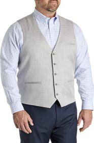 Oak Hill by DXL Big & Tall Textured Vest