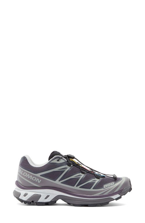 Salomon Gender Inclusive Xt-6 Sneaker In Black