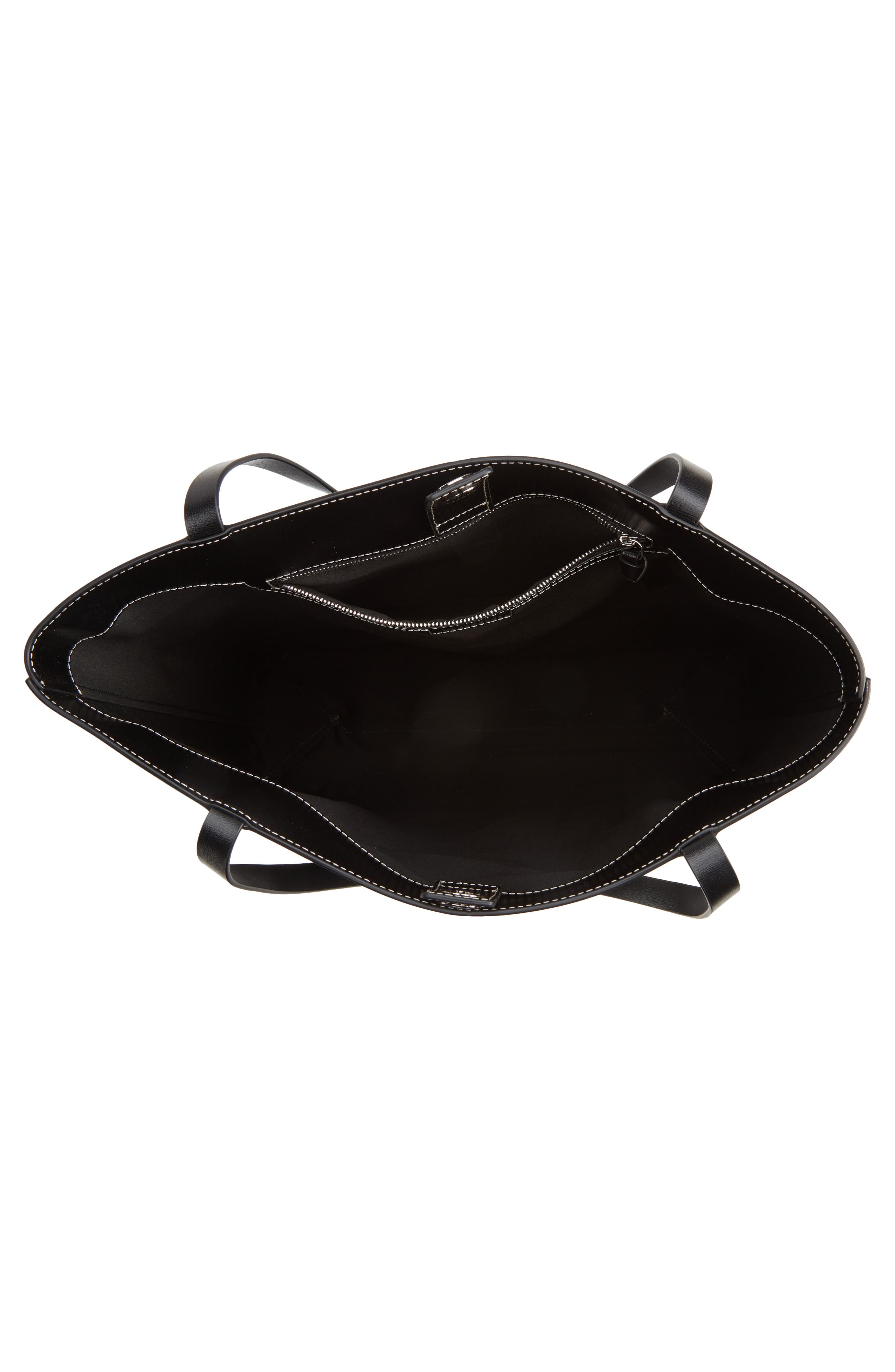 Ganni Large Banner Tote, Alternate, color, 