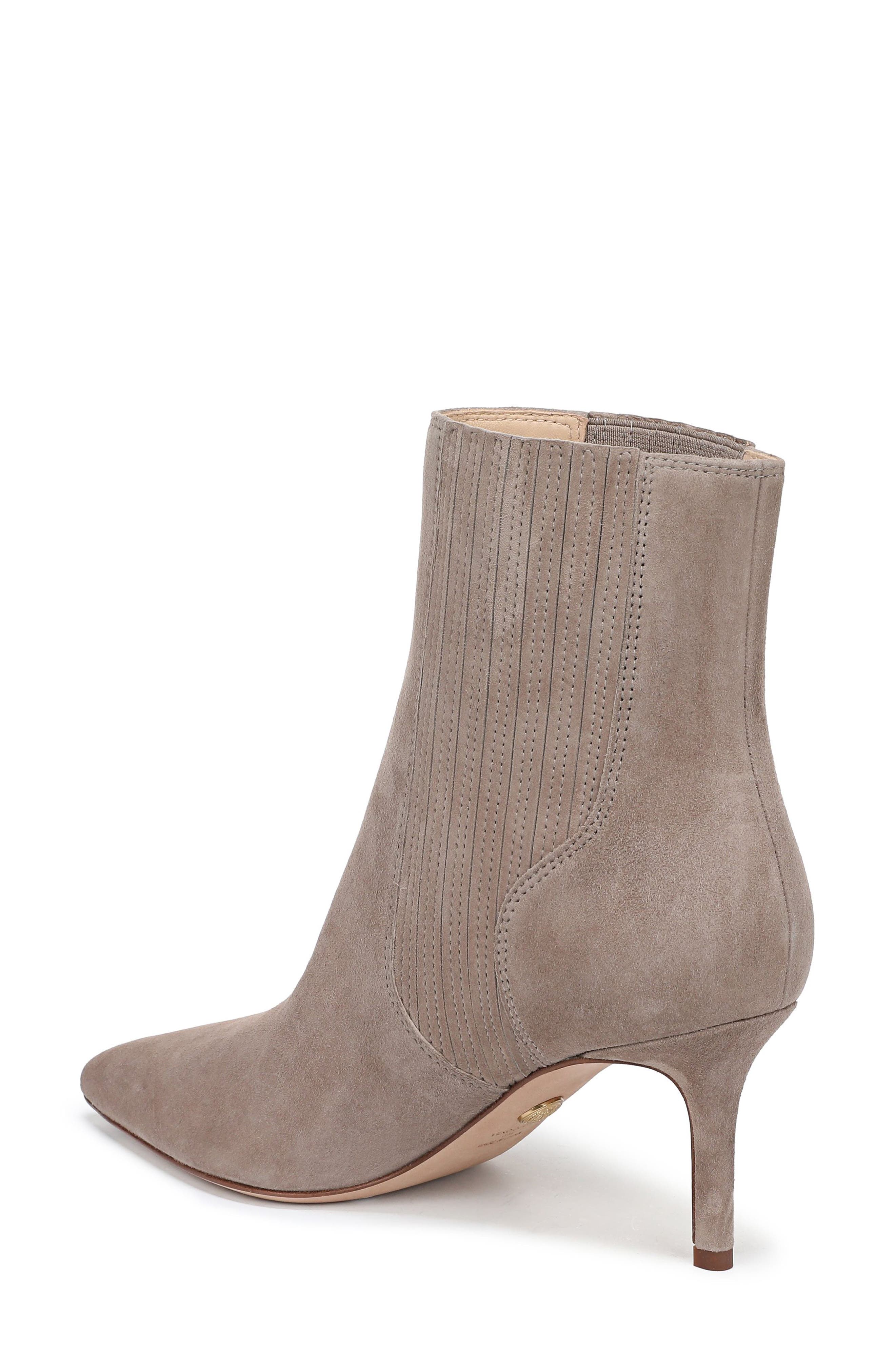Lisa 70mm Pointed Toe Bootie, Alternate, color, BARK