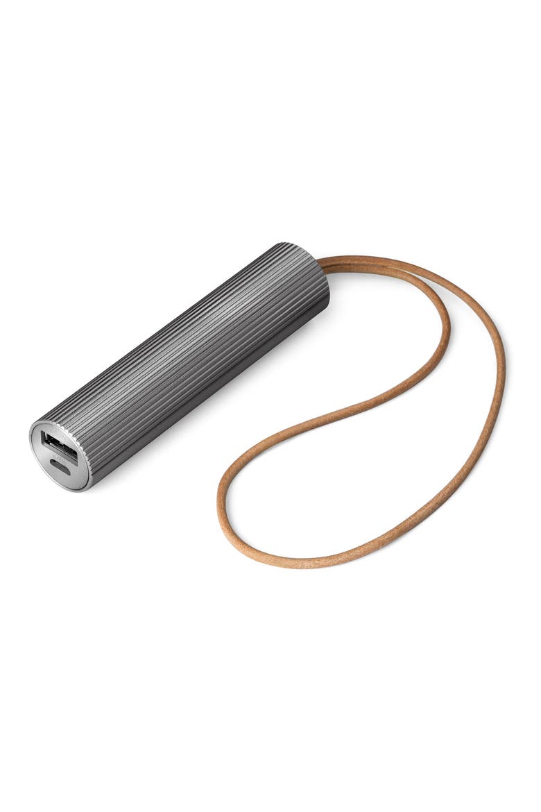 Fine Tube Power Bank, Alternate, color, GUN METAL