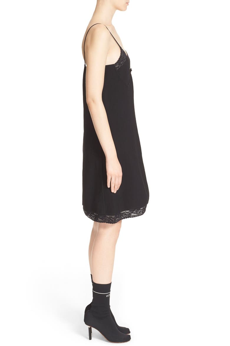 Structured Slipdress, Alternate, color, BLACK