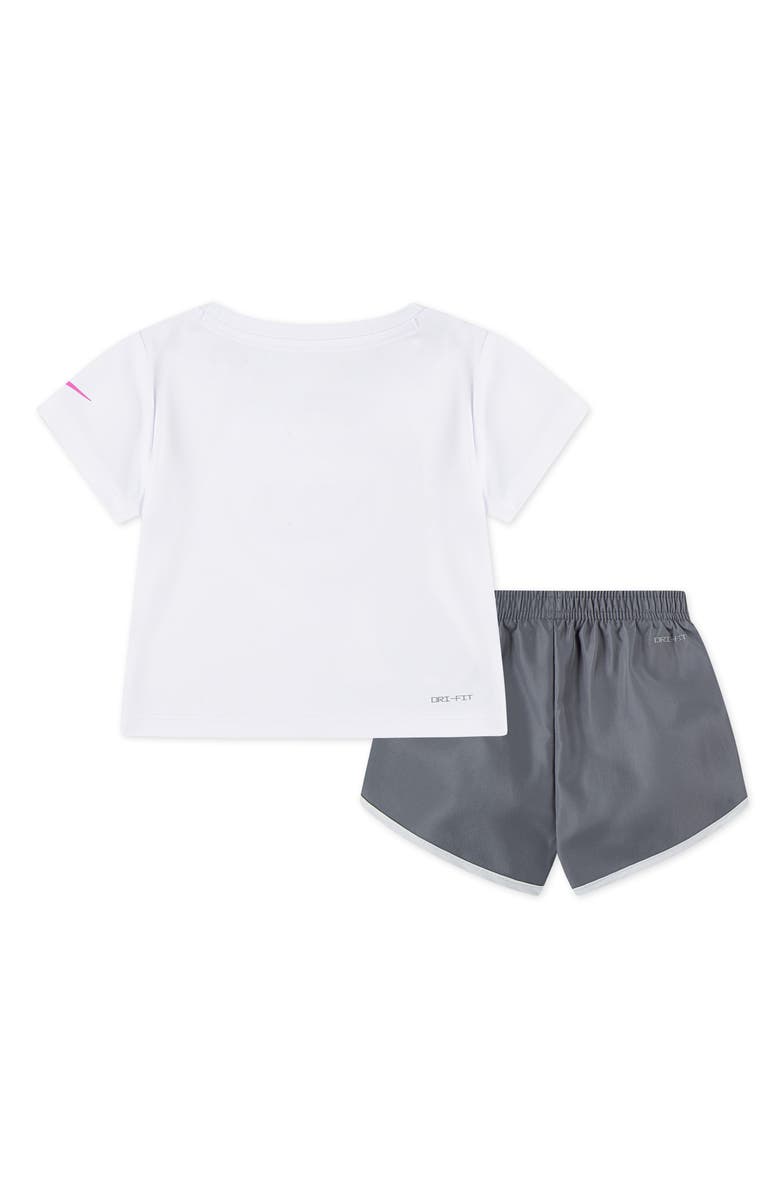 Nike Kids' Dri-FIT Game, Swoosh, Match! T-Shirt & Shorts Set, Alternate, color, Smoke Grey