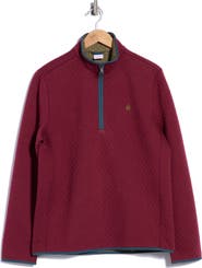 Brooks Brothers Diamond Quilted Half Zip Pullover